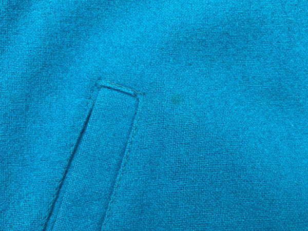 ペンドルトン PENDLETON 70s 70年代 HIGH GRADE WESTERN WEAR ウエスタン アウター ネイティブ TALON  ターコイズブルー 水色 ジャケット ブルー Lサイズ 104MT-1929