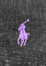 ラルフローレン RalphLauren CUSTM FIT カスタムフィット BDシャツ ボタンダウンシャツ リネン 長袖シャツ ブラック Lサイズ 103MT-2655