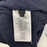 ディーゼル DIESEL ダメージ加工 ボロ T-CRANE-LS-N2 ロンT ネイビー Lサイズ 201MT-4245