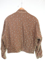 クリームソーダ CREAM SODA 80's 90's カスリ柄 ギャバジャン  ジャケット ブラウン 103MT-3286