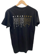 バンドTシャツ BAND-T NIN NINE INCH NAILS Jane's addiction Tour Tee 2009 ツアーT 古着 黒 ナインインチネイルズ Tシャツ プリント ブラック Lサイズ 101MT-2292