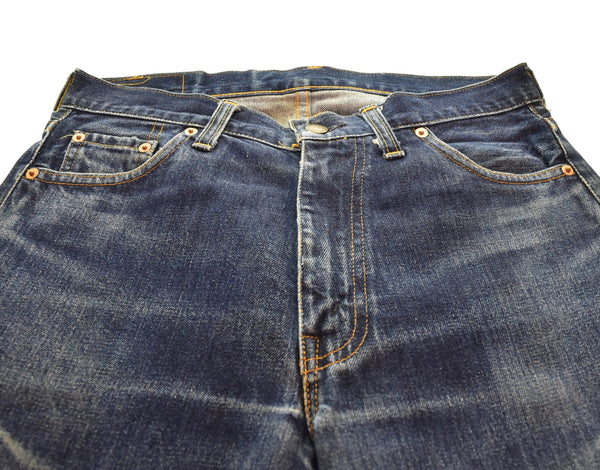 リーバイス Levi's 90s 551ZXX バレンシア工場 ボタン裏555 BIGE Made in USA 90's オフセット ビッグE USA製 デニム ブルー 31/36 103MB-646