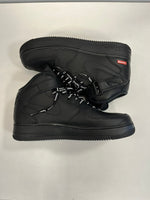 ナイキ NIKE Supreme × Nike Air Force 1 Mid シュプリーム × ナイキ エアフォース1 ミッド 黒 FZ8784-001 メンズ靴 スニーカー ブラック 28cm 101sh-2071