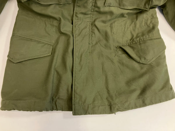 ミリタリー military 70's 70年代 US ARMY 米軍 実物 M-65 フィールドジャケット 3rd.ブラスジップ VINTAGE ヴィンテージ SMALL-REGULAR ジャケット カーキ Sサイズ 101MT-4908