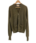 ヴィンテージ vintage 50's～60's 50～60年代 TOWNE AND KING アルパカ ニット カーディガン 44 カーディガン カーキ 101MT-5023
