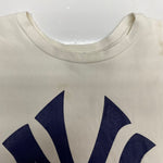 【曜日割引対象外】 チャンピオン Champion 90's USA製 YANKEES 両面プリント スウェット ホワイト Mサイズ 201MT-4651 VB