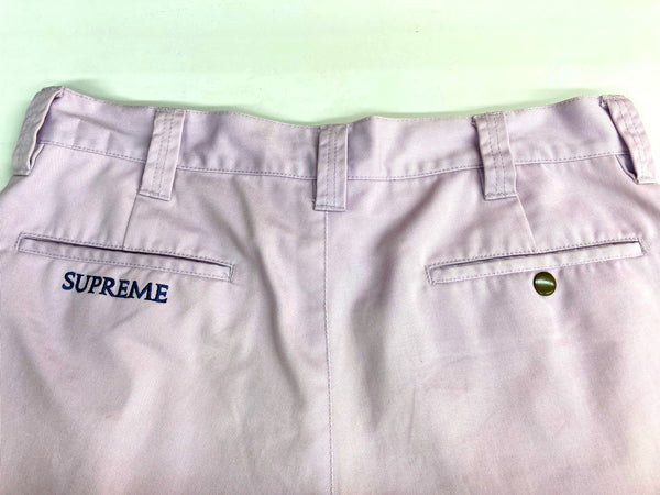 シュプリーム SUPREME 22SS Aeon Flux Work Short イーオン フラックス ショーツ ハーパン 紫 ハーフパンツ 刺繍 パープル サイズ30 104MB-53