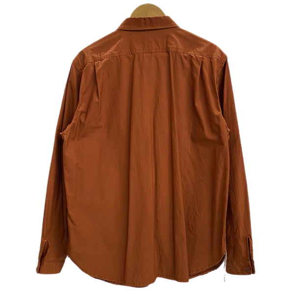 エンズアンドミーンズ ENDS and MEANS Harvest P/O Shirts 長袖シャツ オレンジ Mサイズ 201MT-4242