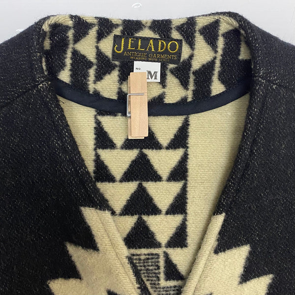 【曜日割引対象外】 ジェラード JELADO セーラムベスト Salem Vest ウール チマヨ柄 ベスト ブラック Mサイズ 201MT-4554 VB