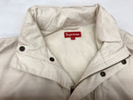 シュプリーム SUPREME 19SS Highland Jacket ハイランド ライトアウター ジップアップ フーディ ポケット 収納式フード コットン IVORY アイボリー ジャケット ロゴ ベージュ Mサイズ 104MT-1947