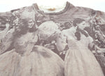 US US古着 THE WIZARD OF OZ Over Print S/S Tee STANLEY DESANTIS オズの魔法使い 半袖 Tシャツ 茶 Tシャツ ブラウン Mサイズ 103MT-1590