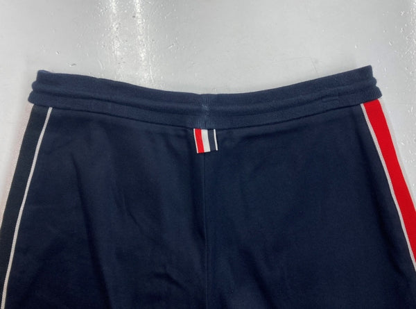 トムブラウン THOM BROWNE NEW YORK SWEAT HALF PANTS スウェット ハーフ パンツ トリコロール ショート ズボン 紺 ライン MJQ090A-06168415 ハーフパンツ ネイビー サイズ 0 104MB-136