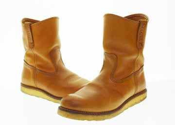 レッドウィング RED WING USA製 PECOS ペコスブーツ エンジニアブーツ 茶 866 メンズ靴 ブーツ ペコスタイプ ブラウン 28.5cm 103S-867