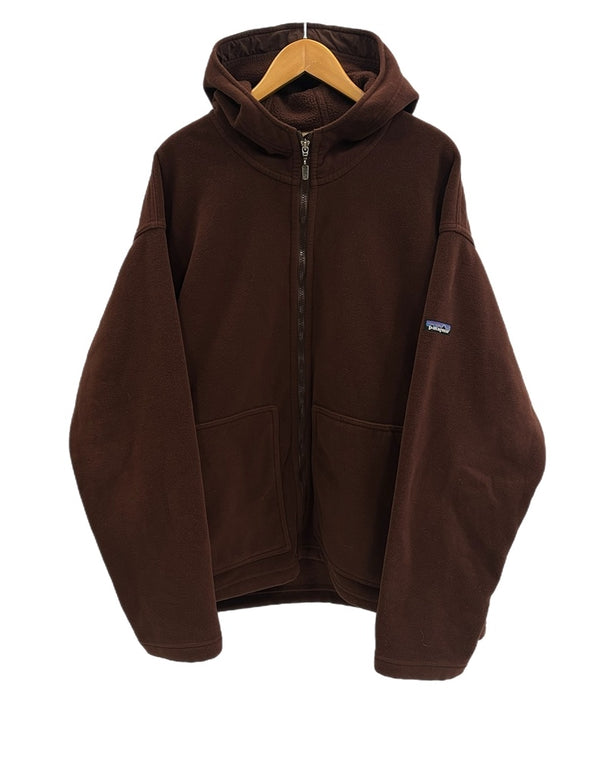 パタゴニア PATAGONIA USA製 SYNCHILLA Wind Zone Jacket シンチラ ウインドゾーンジャケット フリースジャケット フーディ 茶 27270 XL ジャケット ブラウン LLサイズ 101MT-4785