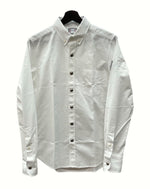 モンクレール MONCLER GAMME BLEU CAMICIA OXFORD BD SHIRT ボタンダウン シャツ 長袖 胸ポケット 白 B13915202020 20838 サイズ 0 長袖シャツ ロゴ ホワイト 104MT-1077