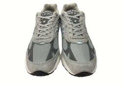 ニューバランス new balance 22年製 MR993 ABZORB アブゾーブ ローカット シューズ スエード USA製 灰色 MR993GL メンズ靴 スニーカー グレー 27.5cm 104-shoes572