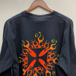 【曜日割引対象外】 ファッションビクティム Fashion Victim 00's SIN CITY CHOPPERS 長袖カットソー シルバー Lサイズ 201MT-4039 VB