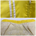 【曜日割引対象外】 ヴィンテージ vintage 60's 70's PEANUTS スヌーピー 刺繍 レーシングジャケット ジャケット イエロー 201MT-4862 VB