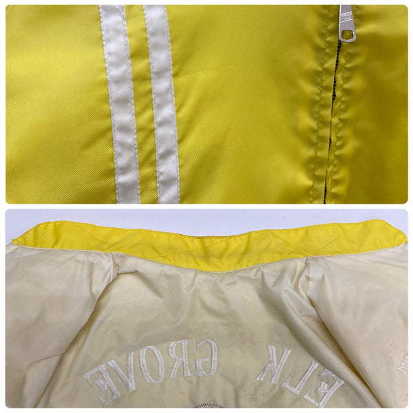 【曜日割引対象外】 ヴィンテージ vintage 60's 70's PEANUTS スヌーピー 刺繍 レーシングジャケット ジャケット イエロー 201MT-4862 VB