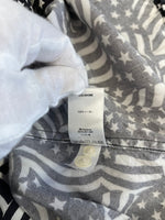 シュプリーム SUPREME 20SS Flags Rayon S/S Shirt 白 黒 総柄 半袖シャツ ブラック Lサイズ 101MT-5247