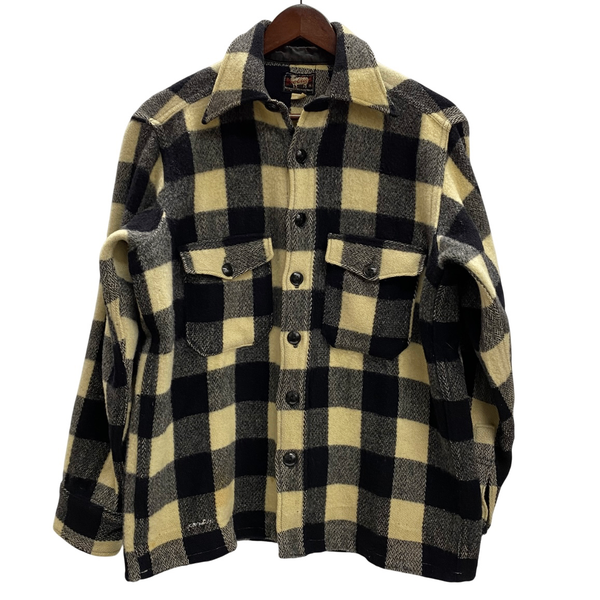 【曜日割引対象外】 ウールリッチ WOOLRICH 50's CPOジャケット ウール バッファローチェック ジャケット ブラック 15サイズ 201MT-4277 VB