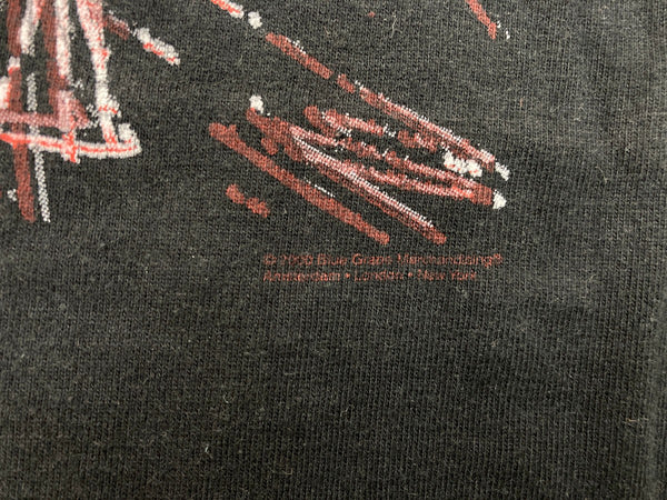 バンド band 00s 00年代 Slipknot スリップノット バンT BLUE GRAPE 両面プリント 黒 Tシャツ プリント ブラック XLサイズ 104MT-1795