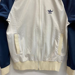 【曜日割引対象外】 アディダス adidas 70's 80's ATP トラックジャケット USA製 ジャージ ホワイト Mサイズ 201MT-4842 VB