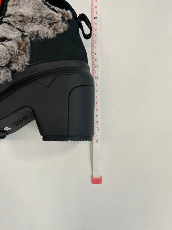 ハンター HUNTER ANKLE FAUXFER HEEL アンクルフォーファー ヒールブーツ 防水 黒 WFP1107LPR レディース靴 ブーツ その他 ブラック UK3(参考サイズ約22cm) 101sh-2086