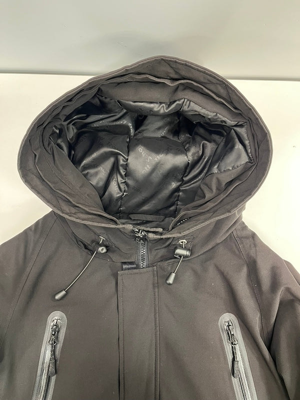 ショット SCHOTT SNORKEL DOWN PARKA シュノーケルダウンダウンジャケット 黒 ファー部分欠品 ジャケット ブラック Sサイズ 101MT-5374