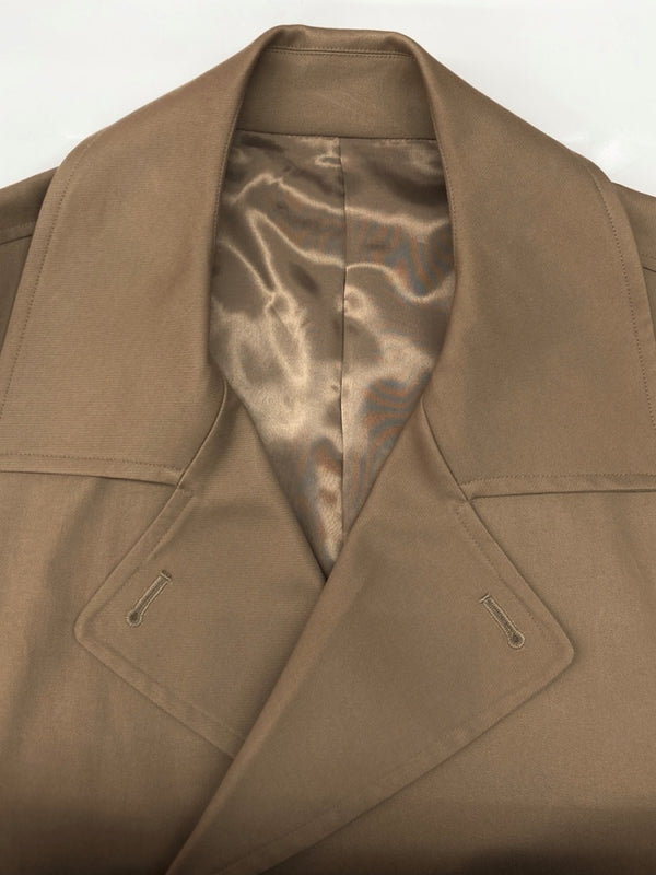 シュタイン stein 22SS OVERSIZED DOUBLE BREASTED HALF COAT オーバーサイズ ダブル ハーフ コート アウター ジャケット 茶 ST.343-1 コート 無地 ベージュ Mサイズ 104MT-2119