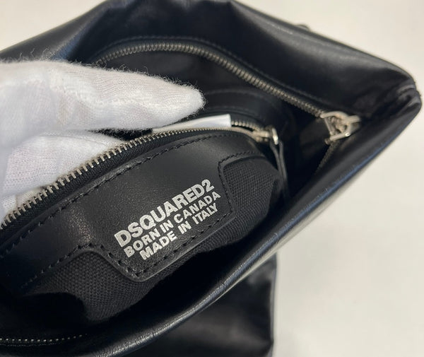 ディースクエアード DSQUARED2 Clutch Babe Wire クラッチ ベイビー ワイヤ チェーン ショルダー ハンドバッグ 黒  W16CL5095 015 M802 バッグ レディースバッグ クラッチバッグ・セカンドバッグ ブラック 101bag-215