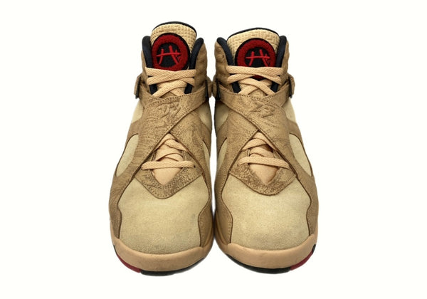 ナイキ NIKE 21年製 × RUI HACHIMURA 八村塁 AIR JORDAN 8 RETRO SE エア ジョーダン レトロ AJ8 シューズ 薄茶 DO2496-700 メンズ靴 スニーカー ベージュ 28cm 104S-694