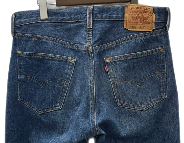 【曜日割引対象外】 リーバイス Levi's 90’s 501XX バレンシア製 デニム ブルー W35サイズ 201MB-752 VB