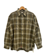ラディアル RADIALL Lo-N-Slo C.P.O. SHIRT L/S チェックシャツ ネルシャツ オリーブカラー RAD-24AW-SH004 長袖シャツ マルチカラー Lサイズ 101MT-5145