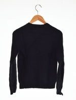 プレイコムデギャルソン PLAY COMME des GARCONS AD2004 ウールカーディガン ハートロゴ 初期 AZ-N007 カーディガン ブラック Mサイズ 103LT-128