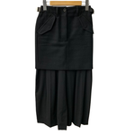 サカイ sacai 21AW Suiting Skirt 21-05784 スカート ブラック 201LB-107
