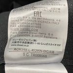 ディーゼル DIESEL l-korn-a Leather jacket with embossed Oval D ジャケット ブラック XLサイズ 201MT-3704