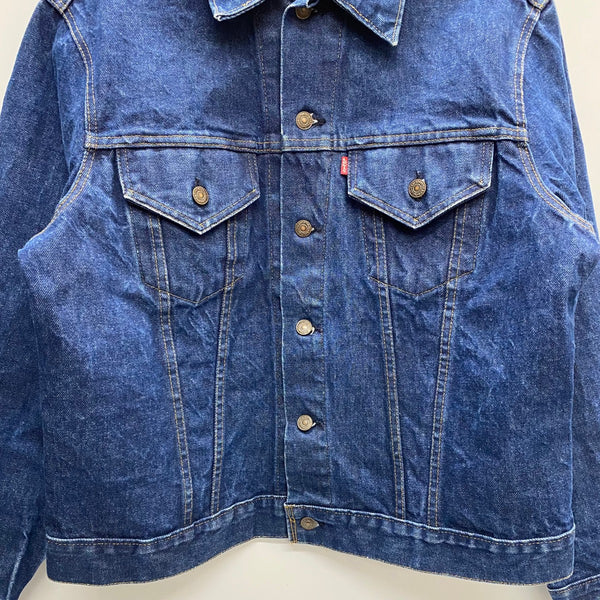 【曜日割引対象外】 リーバイス Levi's 70's USA製 70505 0217 4th デニム ジャケット ブルー 44サイズ 201MT-3675 VB
