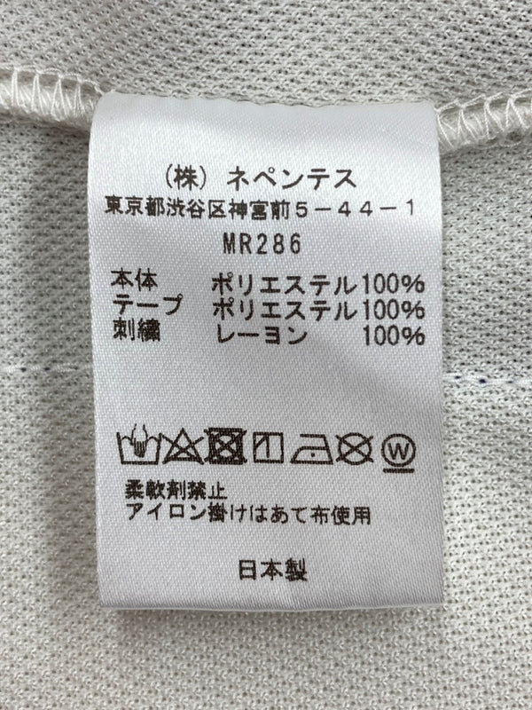 ニードルス Needles Poly Smooth Track Pant ポリー スムース トラック パンツ サイドライン 蝶 ジップポケット ジャージ 白 刺繍 MR286 ボトムスその他 ホワイト Mサイズ 104MB-194