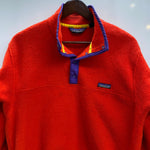 【曜日割引対象外】 パタゴニア PATAGONIA 80's スナップT プルオーバー フリース ジャケット 三角タグ USA製 ジャケット レッド Mサイズ 201MT-4632 VB