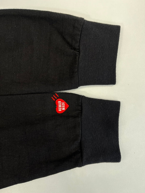 ヒューマンメイド HUMAN MADE GRAPHIC L/S T-SHIRT ハートロゴ プリント 長袖カットソー 黒  HM29CS019 XL ロンT ブラック LLサイズ 101MT-4730