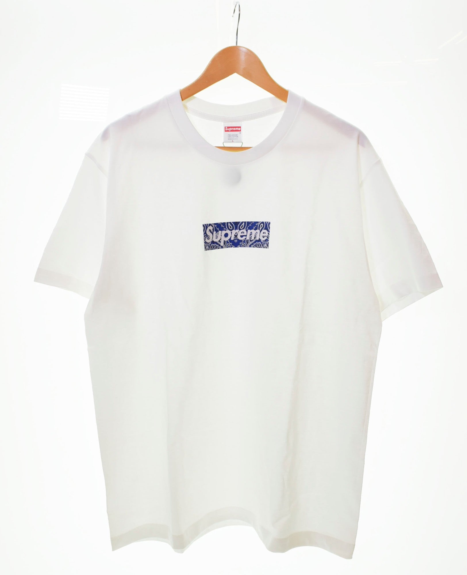 Supreme ホワイト Tシャツ Lサイズ Supreme Tシャツ ボックスロゴ L