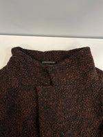 ワイズ Y's ウールコート ツイードコート  YS-J05-119 コート ブラウン サイズ3 101LT-204