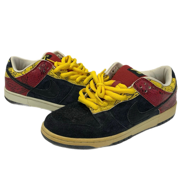 観賞用 ナイキ NIKE 2007年製 SB ダンク ロー コーラルスネーク Dunk Low Coral Snake 313170-701  メンズ靴 スニーカー ブラック 27cmサイズ 201-shoes1369