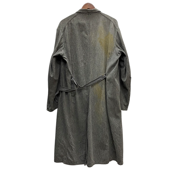 【曜日割引対象外】 ヴィンテージ vintage 40's ブラックシャンブレー アトリエコート コート ブラック 201MT-4464 VB