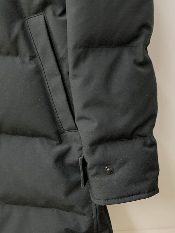 カナダグース CANADA GOOSE ブラックレーベル Shelburne Parka Black Label Heritage  3802LB コート ロゴ ブラック Sサイズ 201LT-289