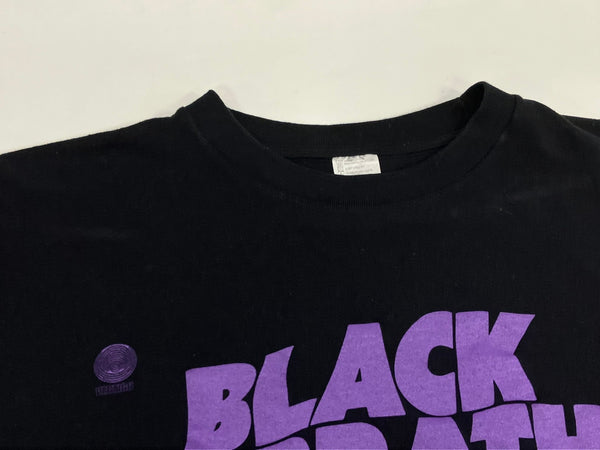 バンド band 90's 00's Vintage ヴィンテージ BLACK SABBA ブラックサバス プリント Tシャツ ブラック Lサイズ 101MT-3938