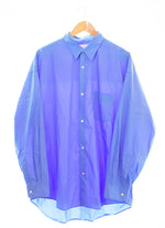 グラフペーパー Graphpaper Broad L／S Oversized Regular Collar Shirt レギュラーカラーシャツ GM241-50001B 1 長袖シャツ ブルー 103MT-1109