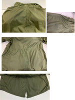 ミリタリー military 70's 70年代 US ARMY 米軍 実物 M-65 フィッシュテールパーカー モッズコート ブラスジッパー シェル フード VINTAGE ヴィンテージ MEDIUM-REGULAR コート カーキ 101MT-4901