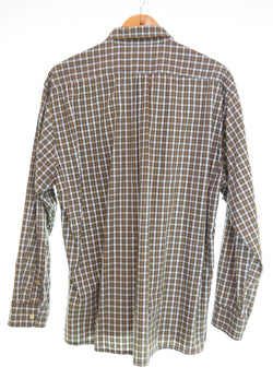 ステューシー  STUSSY 90s USA製 OLD STUSSY 紺タグチェックシャツ 長袖シャツ Lサイズ 103MT-3207